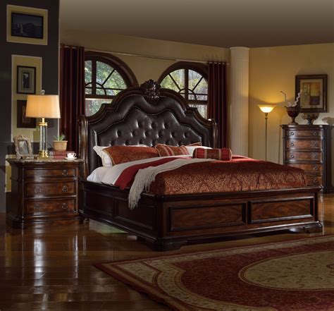 Leather Bedroom Furniture Sets